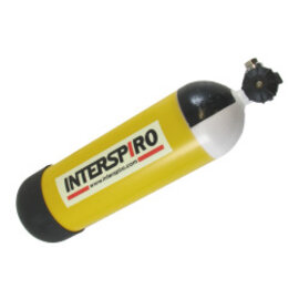 Druckluftflasche INTERSPIRO 6 l/300 bar, aus Stahl