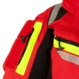 Jacke SKYLITE, rot/leuchtgelb