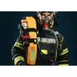 Druckschlauch BUFFALO SAFETY, orange/gelb, mit Druckkupplungen