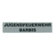 Klettschild 380x80 mm